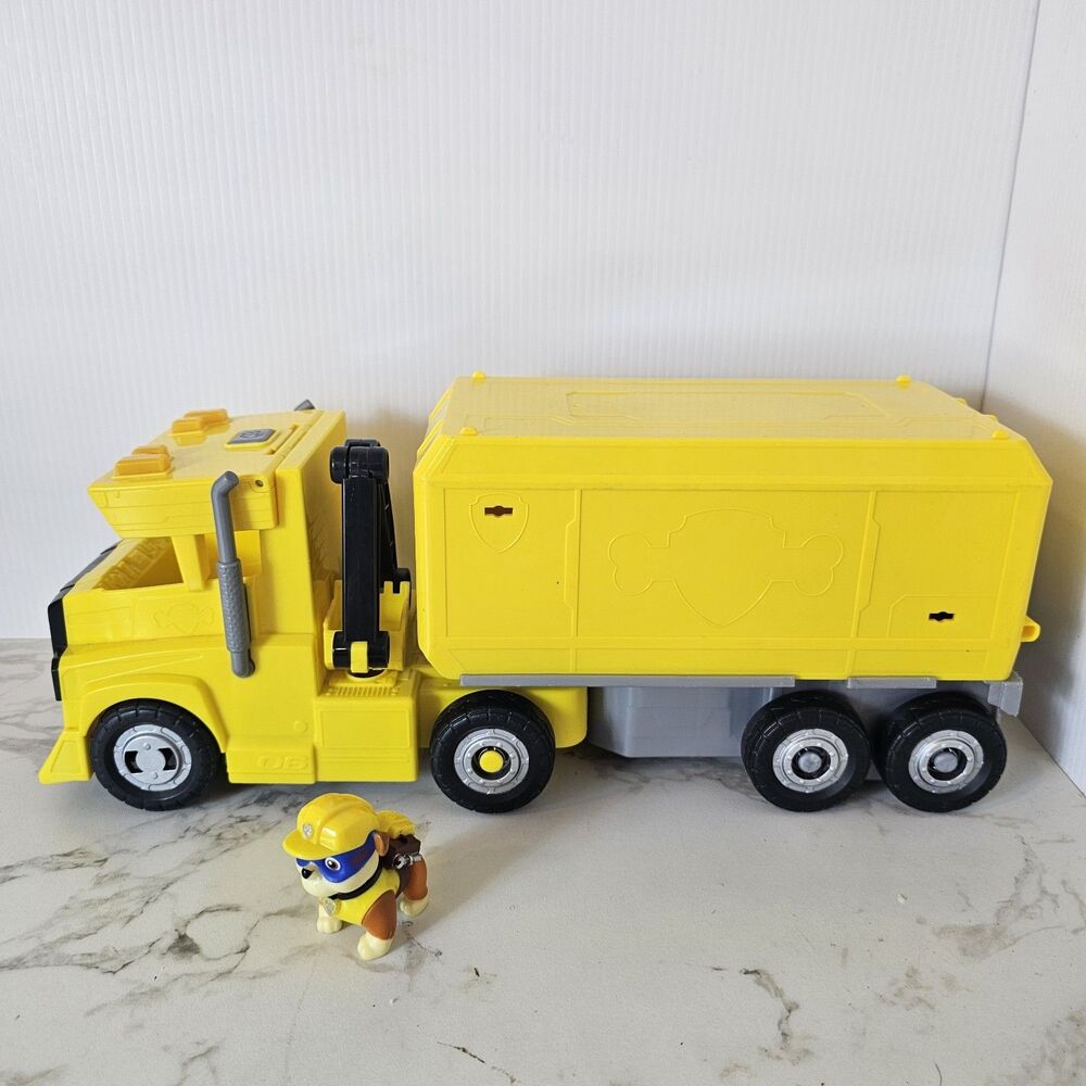 Paw Patrol Big Truck Pup’s Rubble Transforming Vehicle & Rubble Figure